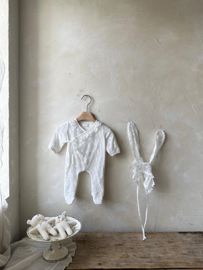 Monbebe Lace Cosy Suits from Newborn size_2Colours