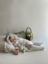 Monbebe Lace Cosy Suits from Newborn size_2Colours
