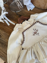 Rose Embroidery Romper _2 Colours
