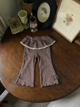 Lala Frill Flared Leggings_2Colours