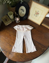 Lala Frill Flared Leggings_2Colours
