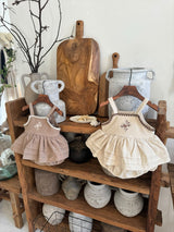 Rose Embroidery Romper _2 Colours