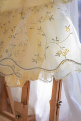 Roselyn Bloom Dress Romper_ Yellow