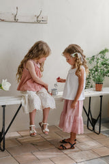 Mio Blouse & Pants Set_  Pink