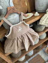 Rose Embroidery Romper _2 Colours