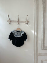 Camilla Velour Romper_ 2 Colours