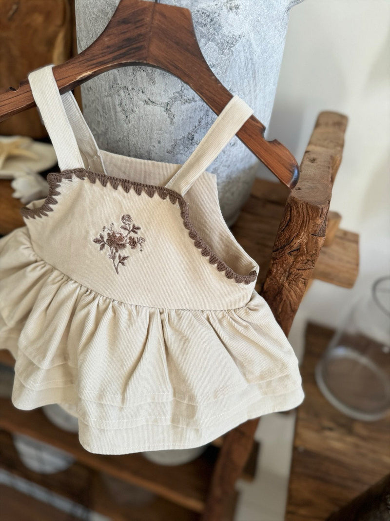 Rose Embroidery Romper _2 Colours