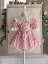 Haro Pink Floral Blouse & Skort Set