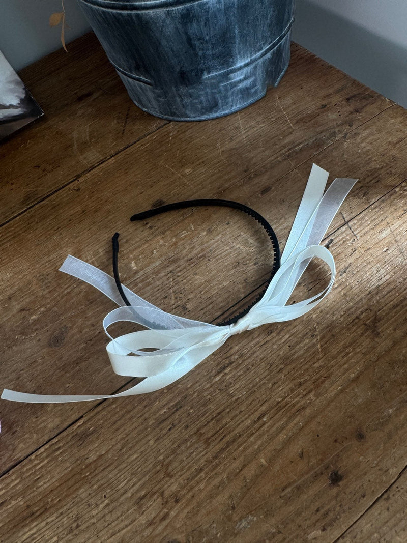 M Ribbon Hairband_ 2 Colours