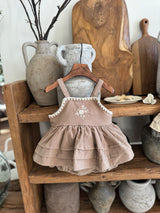 Rose Embroidery Romper _2 Colours