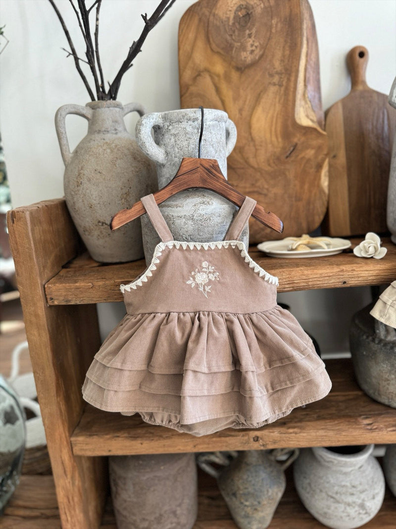 Rose Embroidery Romper _2 Colours