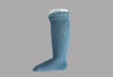 Rumi Frill Knee Socks Set_Blue & Cream