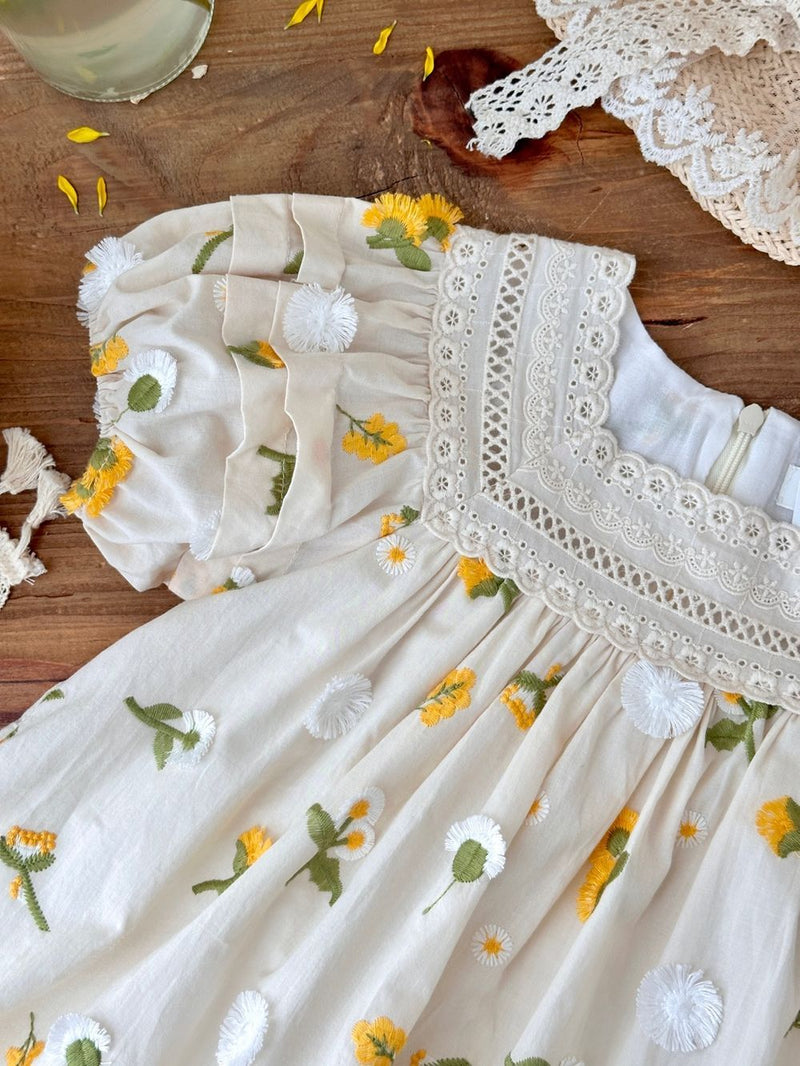 Garden Embroidered Dress