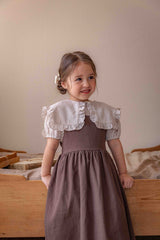 Blair Linen Suspender Dress