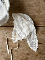 Monbebe Lace Bunny Ear Bonnet_Cream
