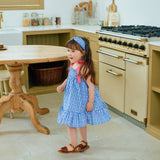 Coco Smocked Dress _Blue