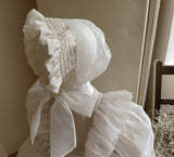 Organza Smock Bonnet_2 Colours