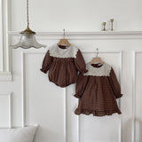 Colin Check Dress _Brown