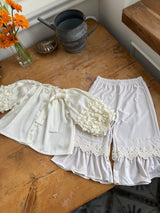 Lace Frill Pants_ 2 Colours(Pre-Order)