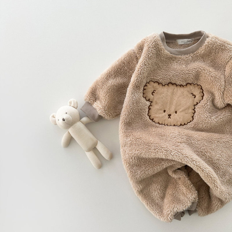 Cozy Wool Teddy Romper