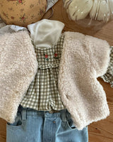 Lulu Bubble Romper_ Khaki