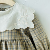 Colin Check Dress _Beige