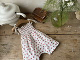 Strawberry Smocked Romper