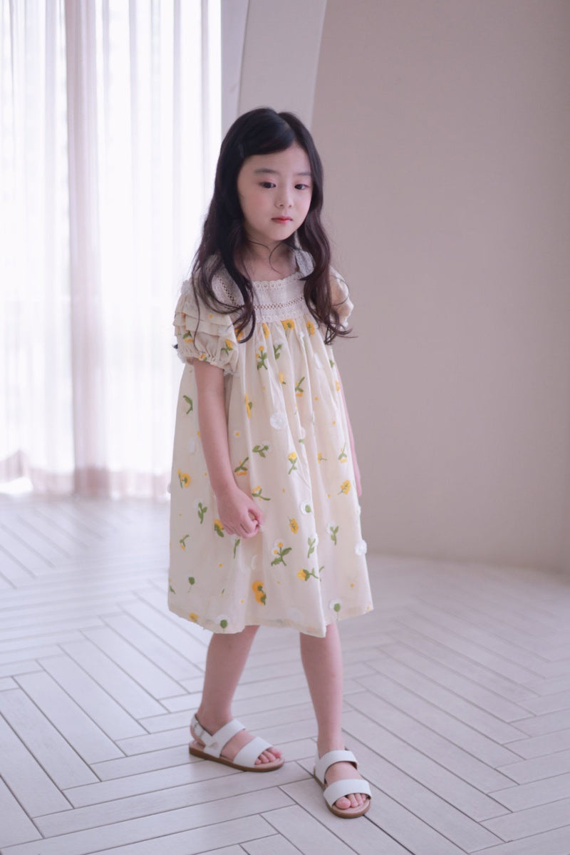 Garden Embroidered Dress