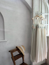 Aria Embroidery Adult Dress _Cream