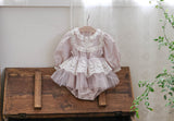Roselle Tulle Dress Romper_ Pink