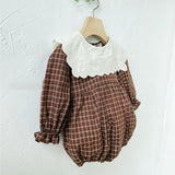 Colin Check Romper_Brown