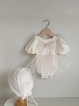 Soft Swan Swimsuit & Hat Set _2 Colours