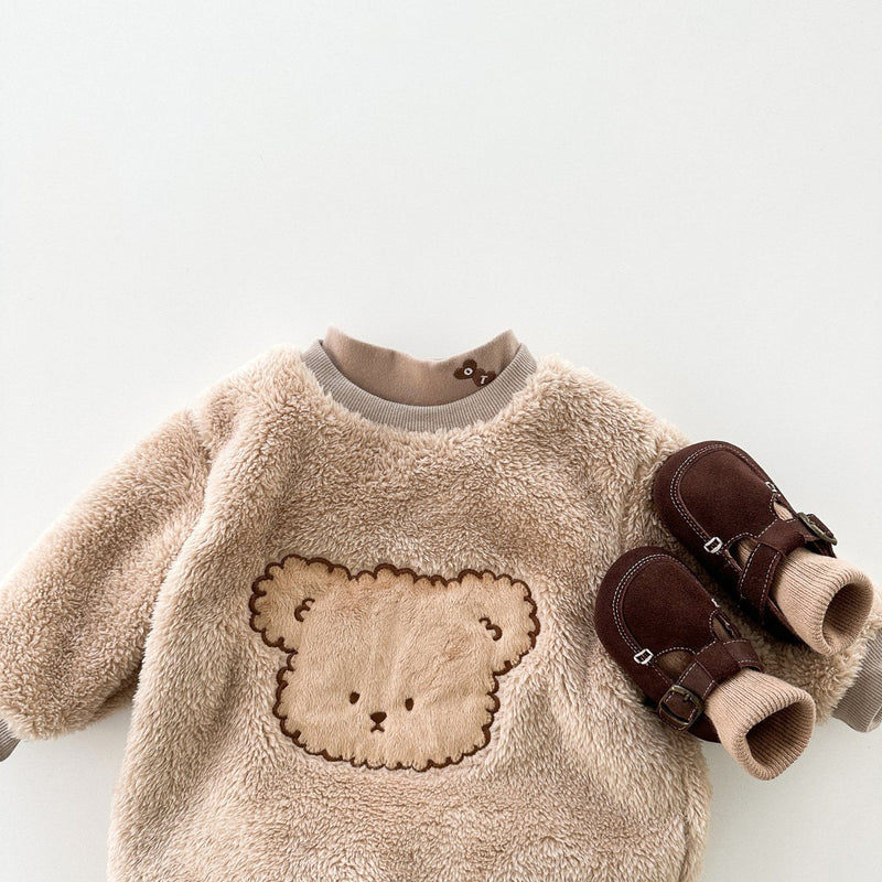 Cozy Wool Teddy Romper