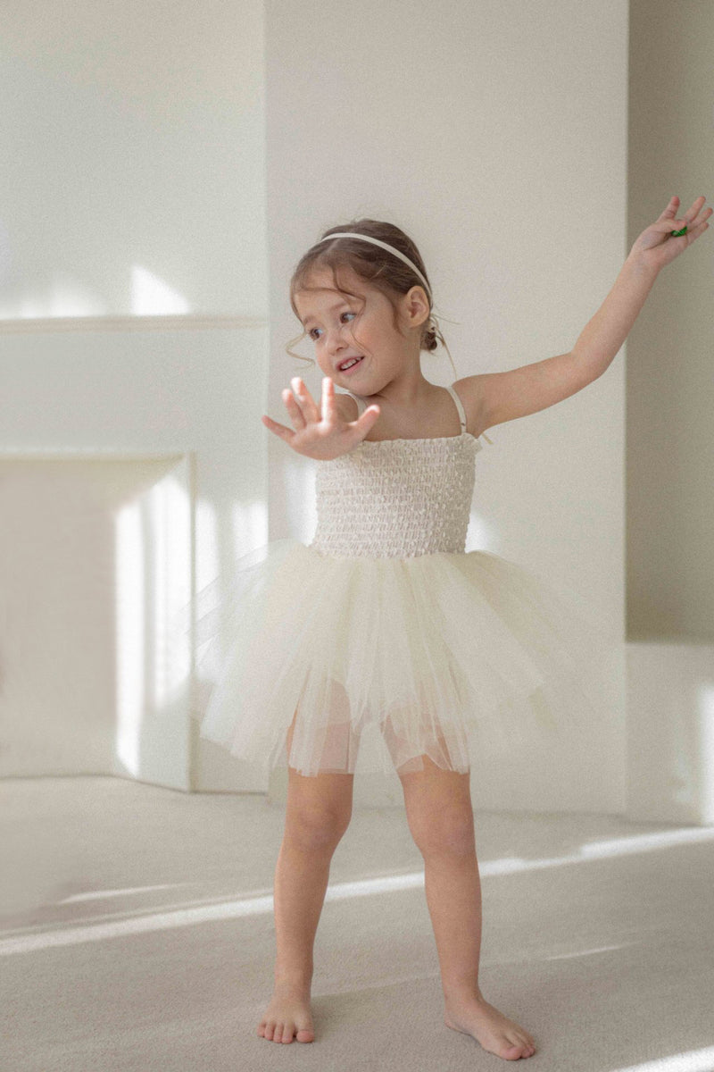 Itzel Ballet Tutu and Cardigan Set _Cream