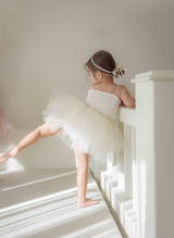 Itzel Ballet Tutu and Cardigan Set _Cream