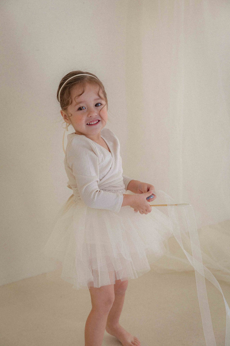 Itzel Ballet Tutu and Cardigan Set _Cream