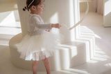 Itzel Ballet Tutu and Cardigan Set _Cream