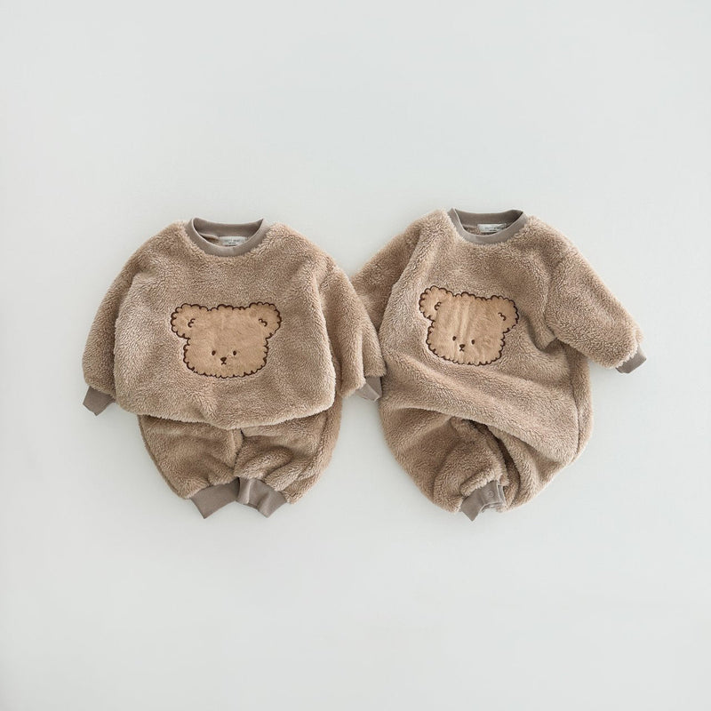 Cozy Wool Teddy Romper