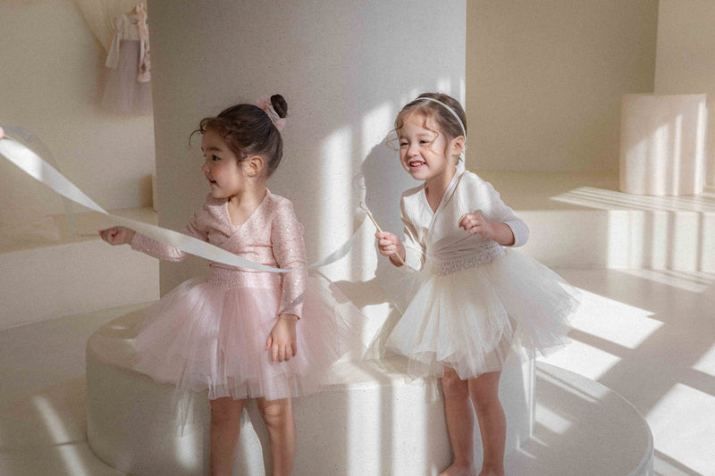 Itzel Ballet Tutu and Cardigan Set _Cream