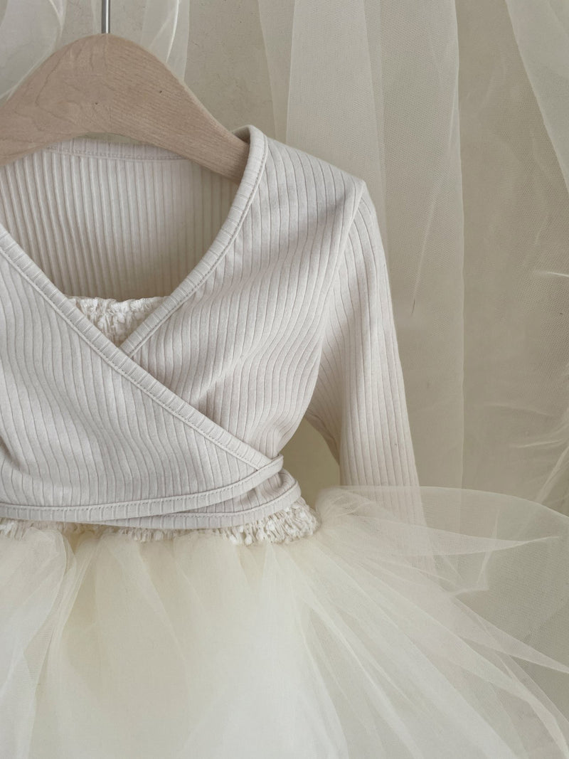 Itzel Ballet Tutu and Cardigan Set _Cream