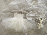 Itzel Ballet Tutu and Cardigan Set _Cream