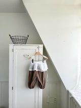 Ivory Pleated Layering Apron