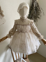 Marrie Floral Dress _Beige