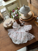 Sarah Dress Romper_ Pink