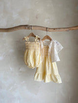 Stephanie Dress_Yellow Check