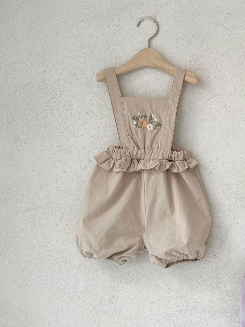 Harper Embroidered Pinafore Bloomer
