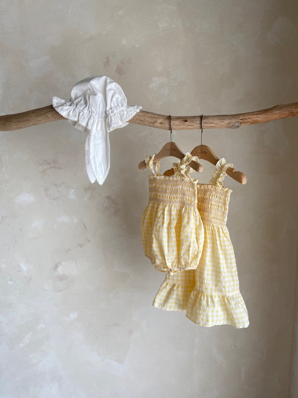 Stephanie Dress_Yellow Check