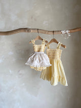 Stephanie Romper_Yellow Check