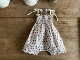 Strawberry Smocked Romper