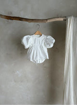 Celeste Eyelet Baby Romper